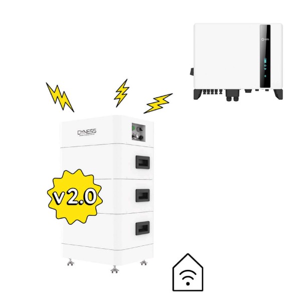 Dyness Tower 2.0 T10 mit 10,1 kWh mit Solis S6 3P-Hybrid - 8 kW