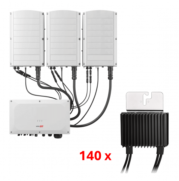 Projektartikel SolarEdge SE100K mit 140 x P850 Optimierer